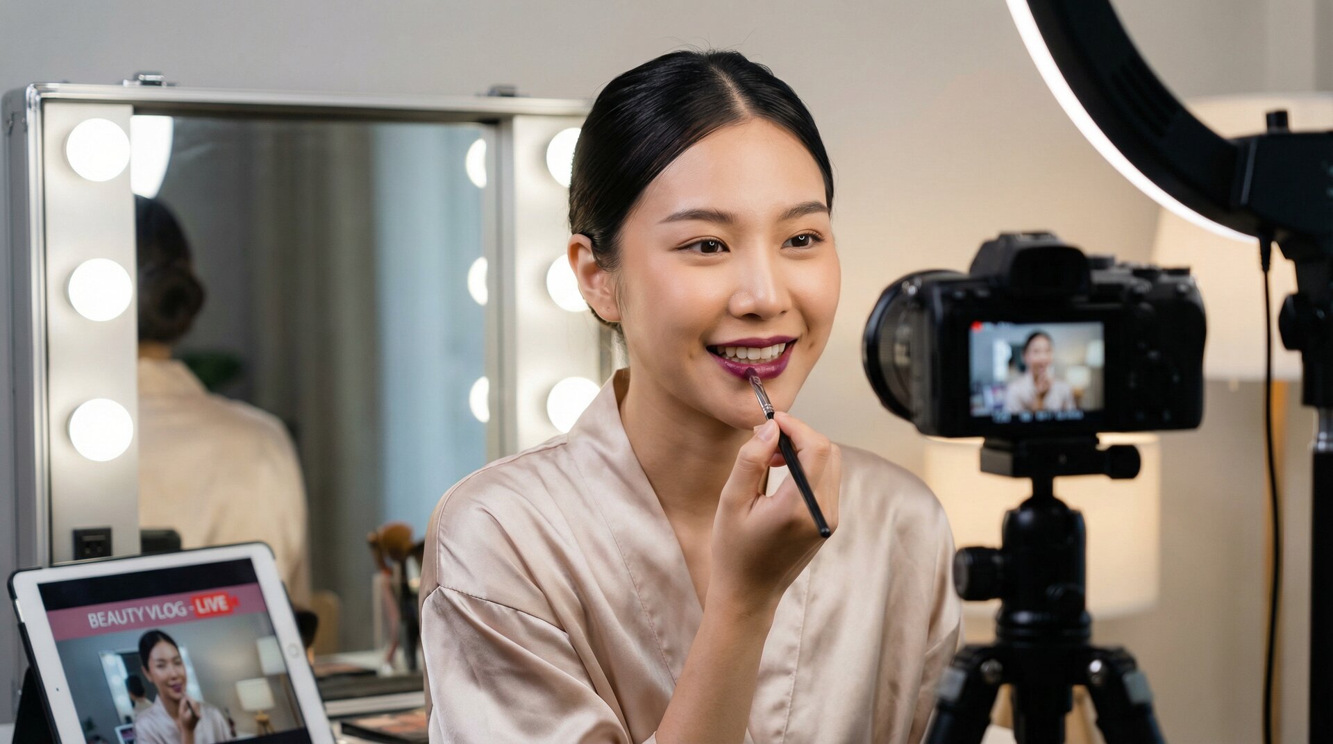 小马拉大车美妆视频教程